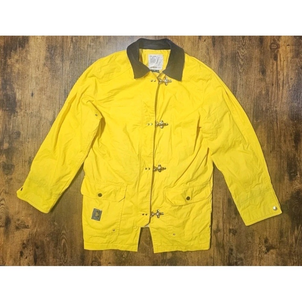 VTG 90s Ralph Lauren Marine Supply Buckle Fireman Jacket 0/67 Womens Medium